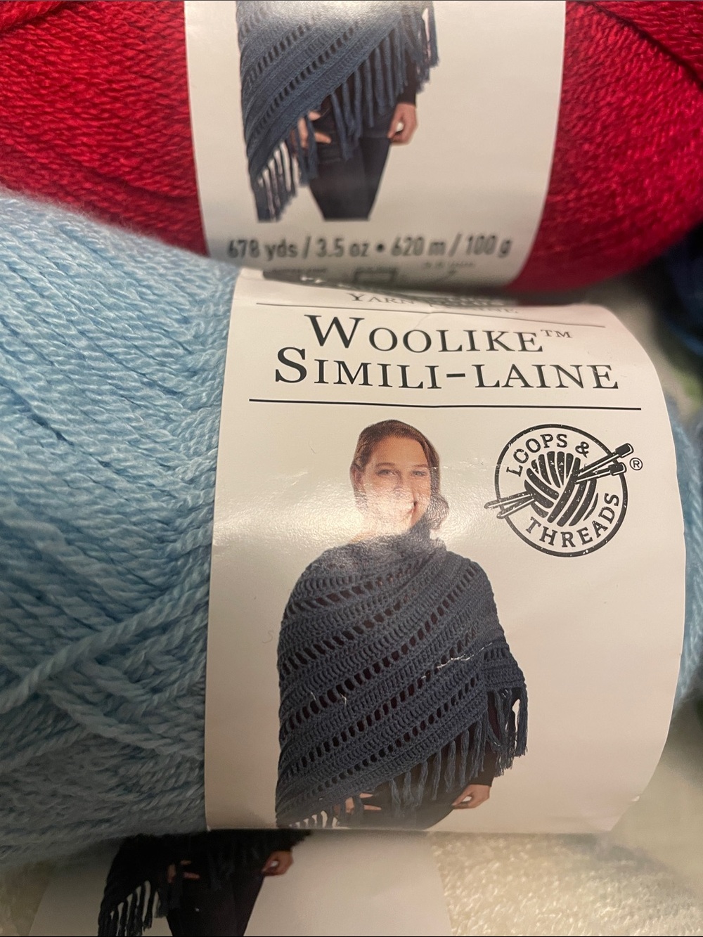 Light Blue Woollike Women's Sweater Wrap 8 Skiens